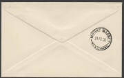 Aerophilately: 17-18 Feb.1936 (AAMC.591a - additional #) Wiluna - Mount Magnet flown cover, carried by Airlines (WA) Ltd on their inaugural "goldfields route" service. [Not previously recorded by Eustis; unknown numbers flown]. - 2