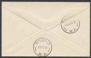 Aerophilately: 17-18 Feb.1936 (AAMC.591b - additional #) Kalgoorlie - Wiluna flown cover, carried by Airlines (WA) Ltd on their inaugural "goldfields route" service. [Not previously recorded by Eustis; unknown numbers flown]. - 2