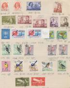 Australia: Basic collection but including Kangaroos CofA set (the Â£2 egregiously centred), Victoria Centenary both perfs, Macarthur & ANZAC sets, Â£sd Navigators (fake cancels), etc, a few varieties, condition rather mixed. (100s) - 2