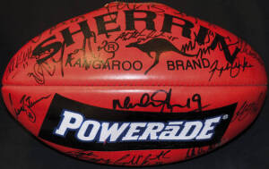 AFL INDIGENOUS ALL STARS: "Sherrin" football with c32 signatures including Adam Goodes, Andrew McLeod, Chance Bateman, Steven Koops, Matthew Whelan.