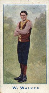 1904 Sniders & Abrahams "Australian Footballers", Series A - all Carlton players, without framelines [6/50]. Fair/G.