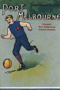 PORT MELBOURNE: c1905 Valentines "Association Series" postcard, very colourful & attractive. G/VG.