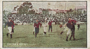 1908-09 Sniders & Abrahams "Australian Football - Incidents in Play" [1/16] - Carlton & Fitzroy. G/VG.