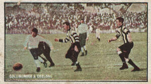 1908-09 Sniders & Abrahams "Australian Football - Incidents in Play" [1/16] - Collingwood & Geelong. G/VG.