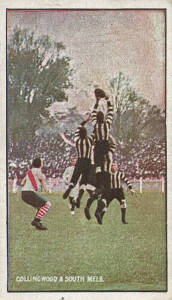 1908-09 Sniders & Abrahams "Australian Football - Incidents in Play" [1/16] - Collingwood & South Melb. G/VG.