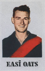 1953-64 Harper's Easi-Oats "South Australian League Footballers", with 1953 2nd Series [7/36]; 1954 3rd Series [2/31]; 1955 4th Series [2/24]; 1960 [2/24]; 1964 [2/24]. Fair/G.