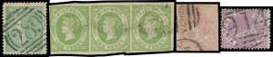 Victoria: Old-time collection with enough pickings from Half-Lengths on to suggest that close inspection will be rewarded, noted lots of Emblems including Imperf 1d strip of 3, Beaded Ovals imperf 4d, Laureates Emergency Printings, 1897 Charity 2Â½d CTO, 