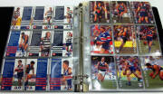 c1995-2001 football cards in five albums & 13 boxes, noted 1995 Select "AFL Series 1" [250] & "AFL Series 2" [200]; 1996 Tip Top "Hyfibe Heroes" [38]; 1996 Select "Centenary Stand-Up Cards" [72]; 1997 Select [200]; 1997 Strictly Entertainment "Collingwood