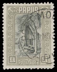 Papua: 1932 Pictorials Â½d - Â£1 set SG 130-145, light cds cancels, Cat Â£450. (16)