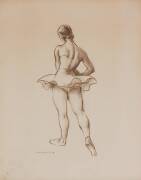 DARYL LINDSAY (1889-1976), pair of prints of ballerinas, both framed & glazed, each 42x52cm. - 2