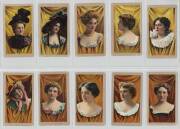 1900 American Tobacco Co. "Beauties, Curtain Girls", complete set [25]. Fair/VG.