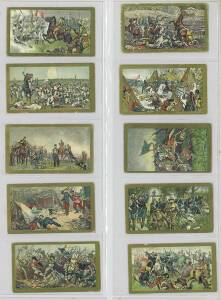 1901 American Tobacco Co. "Battle Scenes", complete set [25]. Mainly G/VG.