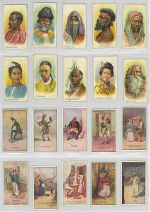 1904-09 Sniders & Abrahams "Natives of the World", complete set [25]; plus Dickens Series" complete set [32]. Fair/VG.