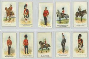 1910-12 Wills "Types of the Commonwealth Forces" (mixed backs) [50] & "Types of the British Army" (mixed backs) [50]. Fair/VG.