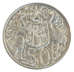 1966 silver 50c.