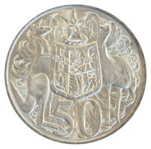 1966 silver 50c.