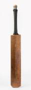 DON BRADMAN: "Sykes - Don Bradman - World Record" Cricket Bat, signed in the ownership position by Don Bradman (some fading),&nbsp;handstamped on front "Made Specially For Winslow & Bertram (Pty) Ltd, Sports Outfitters, Johannesburg", Match-used bat.&rdquo; - 2