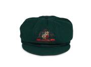 DON BRADMAN'S 1934 AUSTRALIAN "BAGGY GREEN" TEST CAP, green wool, wire-embroidered Australian Coat-of-Arms & "1934" on front, Farmers label inside endorsed "D.G.Bradman". Few small moth holes, otherwise good match-worn condition.Provenance: Bradman origin - 2