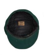 DON BRADMAN'S 1934 AUSTRALIAN "BAGGY GREEN" TEST CAP, green wool, wire-embroidered Australian Coat-of-Arms & "1934" on front, Farmers label inside endorsed "D.G.Bradman". Few small moth holes, otherwise good match-worn condition.Provenance: Bradman origin - 3