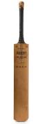 LEN HUTTON'S CRICKET BAT: "Gradidge - Len Hutton" Cricket Bat, believed to have been used in the first test match of the 1954-55 Series in Brisbane, signed by Len Hutton in ownership position, also signed by Don Bradman & Jack Ryder, plus 1954-55 England - 2