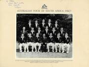 TEAM PHOTOGRAPHS, noted 1954-55 Australia, 3rd Test v England at MCG; 1966-67 Australian &nbsp;tour of South Africa; 1956 NSW v Victoria. Ex Jack Potter collection. (3 items).
