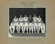 TEAM PHOTOGRAPHS, noted 1954-55 Australia, 3rd Test v England at MCG; 1966-67 Australian &nbsp;tour of South Africa; 1956 NSW v Victoria. Ex Jack Potter collection. (3 items). - 4