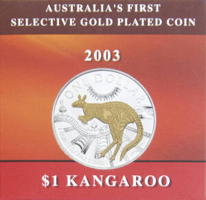 KANGAROOS; 2004 & 2005; Selective Gold Plated 2003, 2004 & 2005; Unc. 2005. Cat. $655.