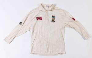 DARYLL CULLINAN'S SOUTH AFRICA TEST SHIRT, from 1998-99 tour to NZ. [Daryll Cullinan played 70 Tests & 138 ODIs 1993-2000].