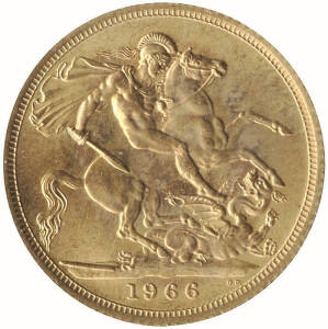 1966 GOLD sovereign.