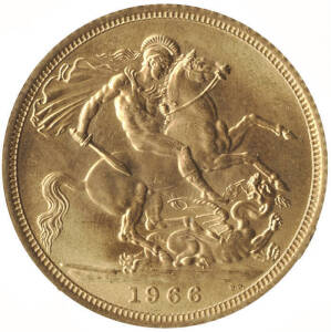 1966 GOLD sovereign.