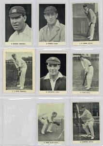 1924 D.C.Thomson (Rover & Vanguard) "Cricketers", almost complete set [21/24]. One creased, others Fair/VG.