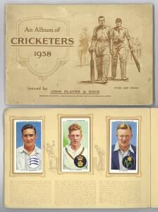 1938 Players "Cricketers 1938", complete set [50] x 5 sets, two in special albums. Mainly G/VG. (Total 250).