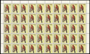 1978-80 collection of half sheets of 25 or 50, singles and sets, majority 20c+. Very similar to the previous Lot. Incl. Birds definitives, $5 painting plus Waltzing Matilda P.O. pack x155+. FV $985+.