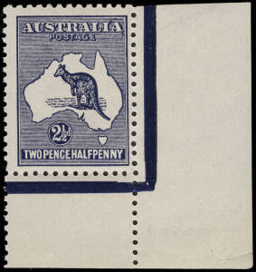 2½d Deep Blue, BRC marginal unit with INVERTED WATERMARK. A beautiful example, well centred, fine and fresh.