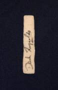 DICK REYNOLDS VICTORIAN "BIG V" CAPTAIN'S JUMPER, navy blue with white "V", number "1" on reverse signed by Dick Reynolds. A few minor holes, though overall good condition. [King Richard played a record 320 matches for Essendon 1933-51, & 19 matches for V - 2