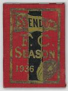 ESSENDON: 1936 Member's Season Ticket, with Fixture List & hole punched for each game attended. Fair/Good condition.