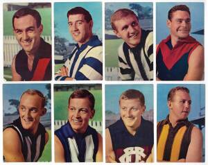 1964 Mobil "Football Photos - VFL Footballers", complete set [40]. G/VG.
