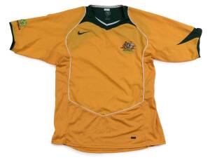 SOCCEROOS: Two different Socceroos shirts, both with "HIRD" on reverse. Ex James Hird collection.