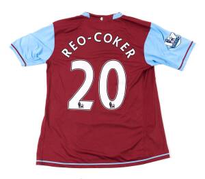 NIGEL REO-COKER, match-worn Aston Villa shirt, number "20", from 2007-08 season.