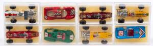 CHAMPION: Group of Small Scale Model Racing Cars Including Ferrari 330 P3 ‘Monza’; And, Mac Laren F1 M7A ‘Monza’; And, Lola T70 ‘Daytona’. All mint in original display cases. (27 items)