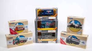 CORGI: Group of 'Corgi Classics' Including Ford Popular Van (D980); And, Morris Minor Van (C957/3); And, Ford Model T (874). All mint in original cardboard packaging. (30 items approx)