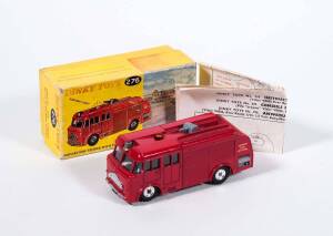 DINKY: 1960s Airport Fire Tender with Flashing Light (276). Mint in original yellow lift off pictured box with original instructions. 