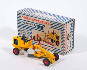 FRENCH DINKY: Late 1950s Richier Road Scraper (886). Mint in an original blue and white striped lift off box.