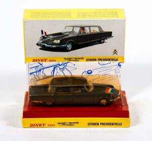 FRENCH DINKY: Early 1970s Citroen Presidentielle (1435) – Grey. Mint in original yellow cardboard picture lift off box with original inner packing pieces.