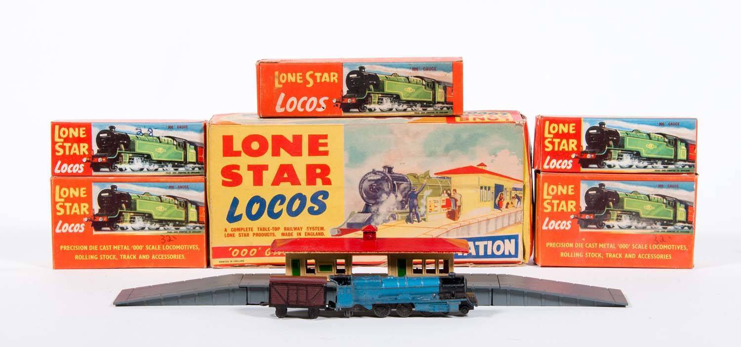 LONE STAR: Group of 'OOO Gauge' Locos and Accessories Including