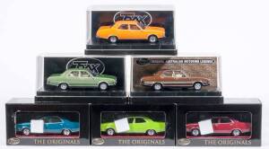 TRAX: 1:43 Group of Leyland Model Cars Including 1973 Leyland P76 Super (TR42); And, Leyland P76 Targa Florio (TR42E); And, Leyland P76 Targa Florio (TR42C). All mint in original display case (12 items) 