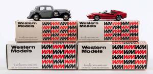 WESTERN MODELS: 1:43 Group of Model Cars Including 1933 Chrysler Imperial Le Baron Phaeton (37); And, 1959 Ford Ranchero (53); And, 1978 Jaguar XJS (103). All mint in original cardboard packaging. (34 items approx)