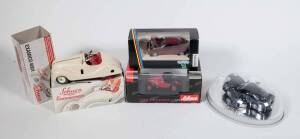 Group of Miscellaneous Model Cars Including SCHUCO: Replica EXAMICO 4001; And, SCHABAK MODELS: VW Golf GTI (1008); And, ZYLMEX: Rough Rider Motorbike (M359). All mint in original packaging. (29 items)