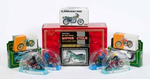 Group of Miscellaneous Group of Model Cars Including MIRA: 1:18 Ford Mustang 1956; And, POLISTIL: 1:24 Triumph 750 Trident (GT58); And, CAMEO: The Sixties Collection Beetle. All mint in original cardboard packaging (70 items approx.) 