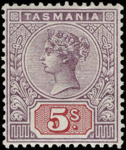 1892-99 ((SG.216-23) ½d to 5/-, Tablets short set.